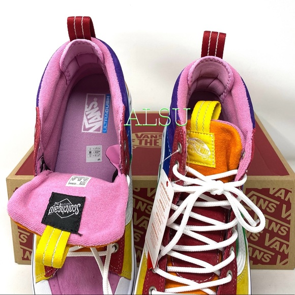 VANS SK8-HI MTE 2.0 DX Suede Rainbow Men’s Boots - Picture 10 of 11